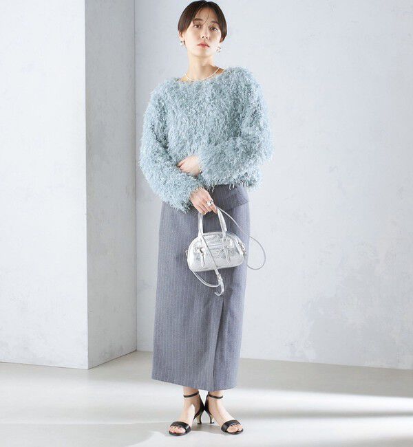 SHIPS for women「〈手洗い可能〉フェザー ヤーン プルオーバー 24SS ◇」|プルオーバー|
