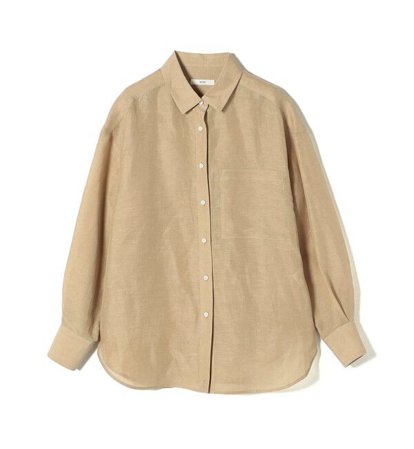 SHIPS for women「〈手洗い可能〉IMPERIAL LINEN オーバー シャツ」|シャツ・ブラウス|