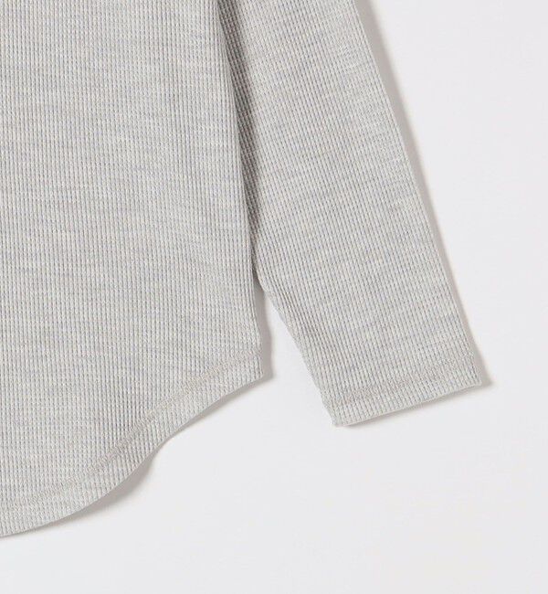 SHIPS any「〈洗濯機可能〉ワッフル ヘンリーネック ラウンドヘム プルオーバー」|Tシャツ・カットソー|