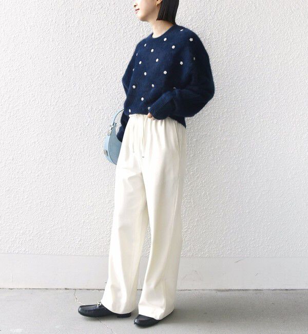 SHIPS for women「〈手洗い可能〉両面起毛 ドロスト パンツ」|その他|