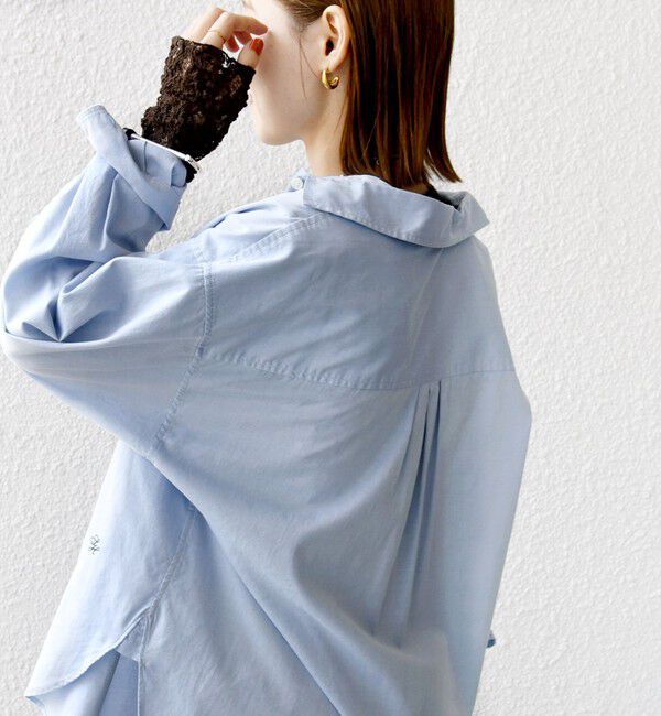 SHIPS for women「〈手洗い可能〉ラッセル レース クルーネック カットソー」|Tシャツ・カットソー|