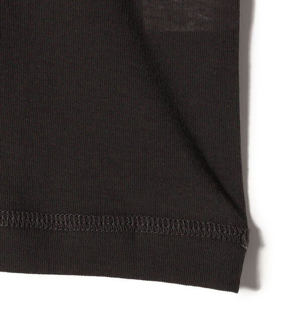 SHIPS for women「SHIPS NINE CASE:シアー ロゴ リンガー TEE」|Tシャツ・カットソー|