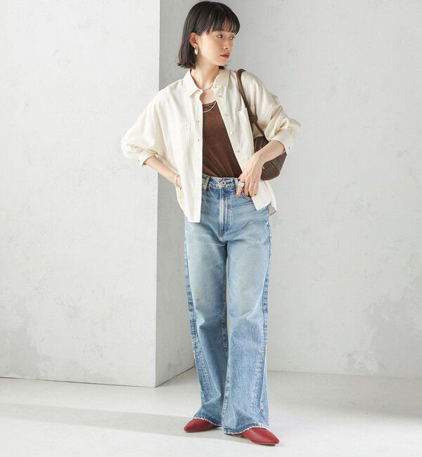 SHIPS for women「〈手洗い可能〉ポリエステル スノー ベロア 前後 2WAY タンクトップ」|タンクトップ|