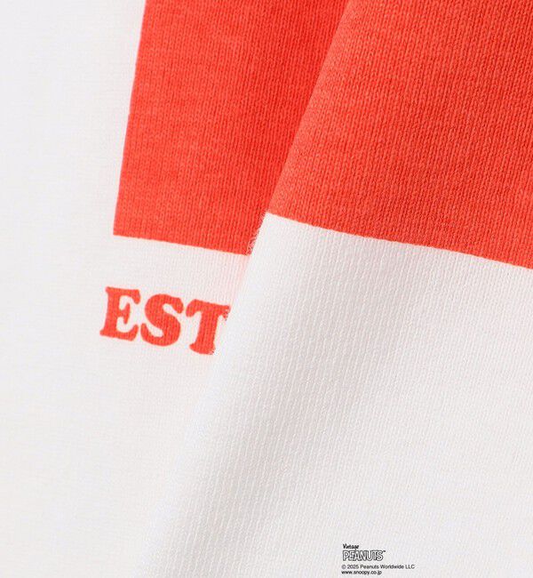 SHIPS any「SNOOPY コラボ 75th グラフィック プリント Tシャツ(ロンT)◇」|Tシャツ・カットソー|