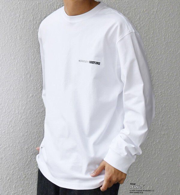 SHIPS any「SNOOPY コラボ 75th グラフィック プリント Tシャツ(ロンT)◇」|Tシャツ・カットソー|