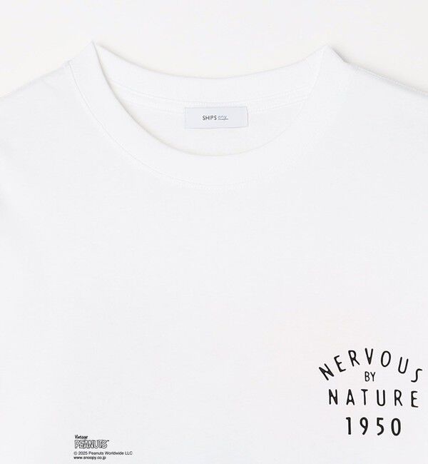 SHIPS any「SNOOPY コラボ 75th グラフィック プリント Tシャツ(ロンT)◇」|Tシャツ・カットソー|
