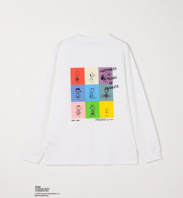 SHIPS any「SNOOPY コラボ 75th グラフィック プリント Tシャツ(ロンT)◇」|Tシャツ・カットソー|