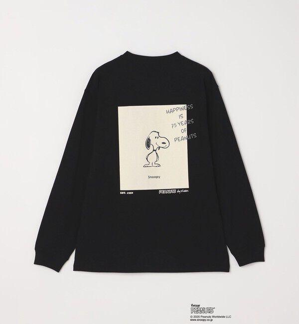 SHIPS any「SNOOPY コラボ 75th グラフィック プリント Tシャツ(ロンT)◇」|Tシャツ・カットソー|