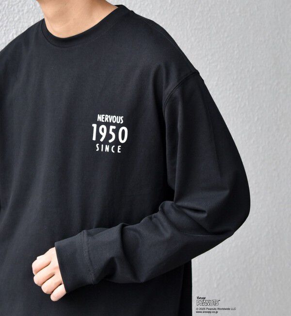 SHIPS any「SNOOPY コラボ 75th グラフィック プリント Tシャツ(ロンT)◇」|Tシャツ・カットソー|