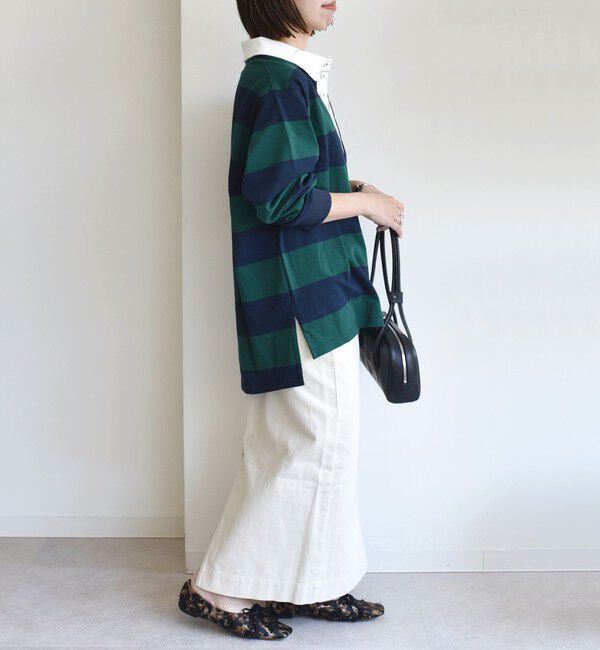 SHIPS for women「【SHIPS別注】LOGAN KNITTING MILLS:〈洗濯機可能〉ラガー シャツ」|Tシャツ・カットソー|
