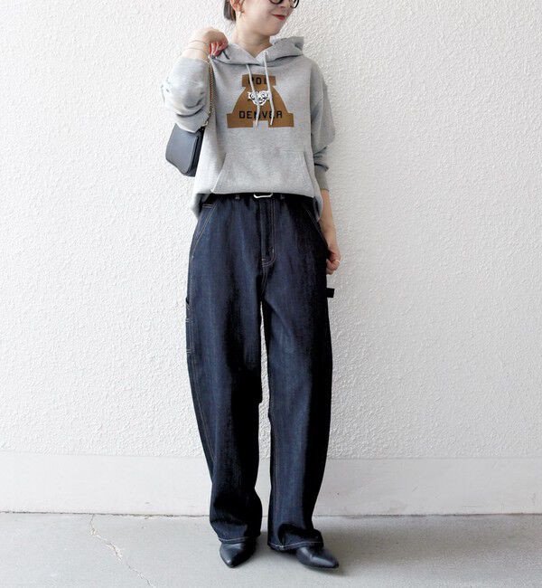SHIPS any「【SHIPS any別注】THE KNiTS:〈洗濯機可能〉ロゴプリント フーディー パーカー」|パーカー|