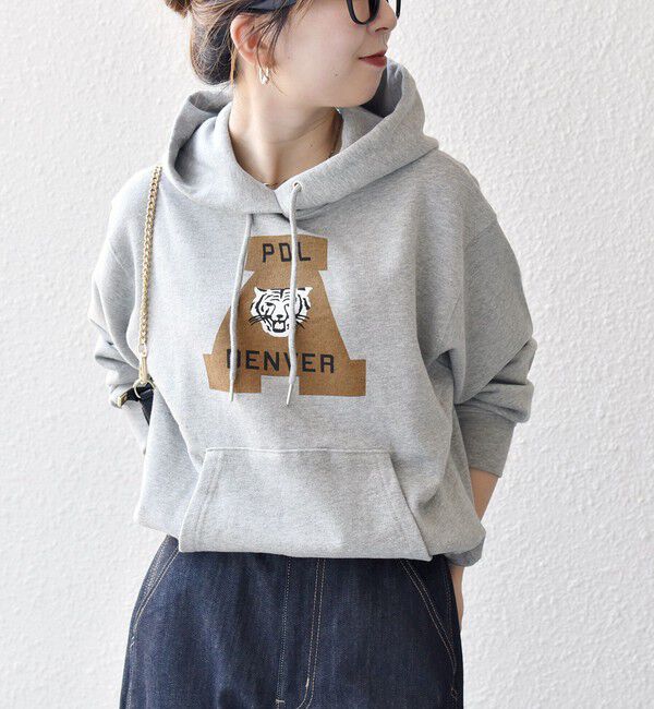 SHIPS any「【SHIPS any別注】THE KNiTS:〈洗濯機可能〉ロゴプリント フーディー パーカー」|パーカー|