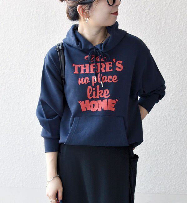 SHIPS any「【SHIPS any別注】THE KNiTS:〈洗濯機可能〉ロゴプリント フーディー パーカー」|パーカー|