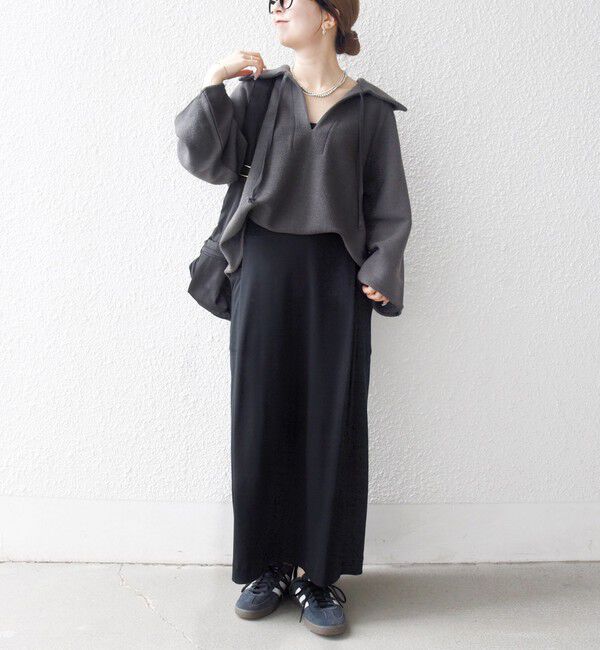 SHIPS any「SHIPS any:〈手洗い可能〉サカリバ スキッパー ビッグカラー プルオーバー」|Tシャツ・カットソー|