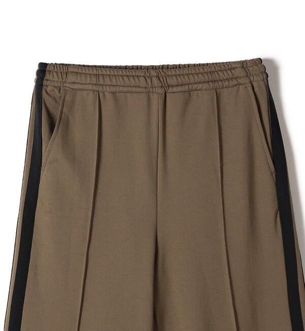 SHIPS for women「SHIPS Primary Navy Label:ピンタック ジャージー ライン パンツ」|その他|