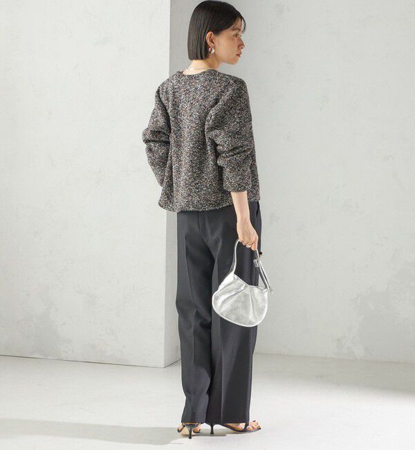 SHIPS for women「〈手洗い可能〉ミックス ヤーン ニット ジャケット」|カーディガン|