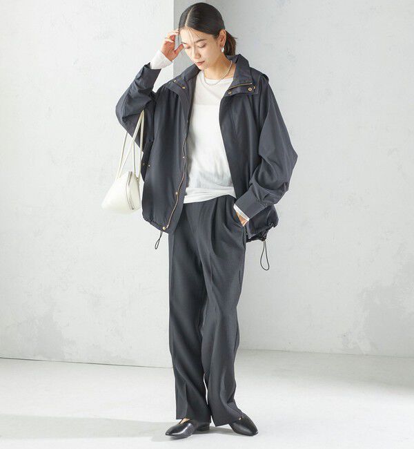 SHIPS for women「〈手洗い可能〉LIMONTA 撥水 ドルマン ブルゾン」|ブルゾン・スタジャン|