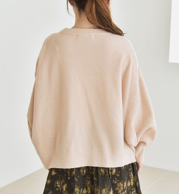 quaranciel「《一部追加予約》〈手洗い可能〉AQUA カシミヤ ミックス ドルマン ニット」|ニット・セーター|