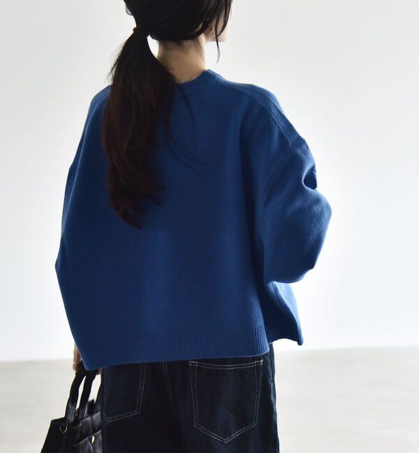 quaranciel「《一部追加予約》〈手洗い可能〉AQUA カシミヤ ミックス ドルマン ニット」|ニット・セーター|