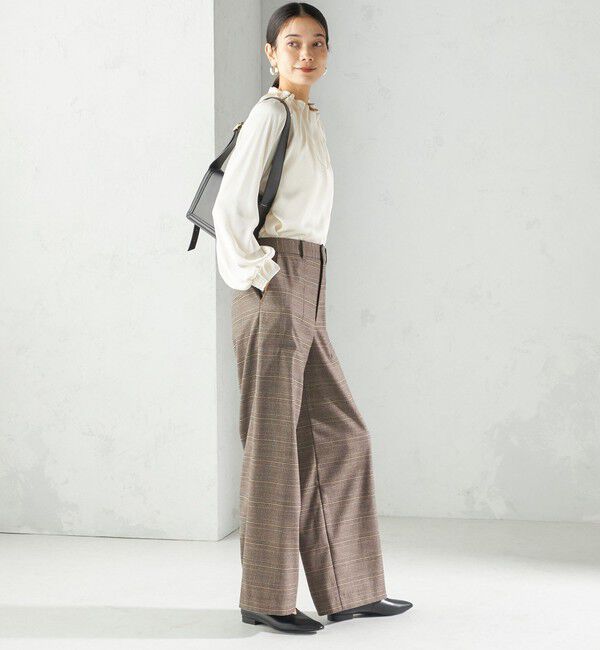 SHIPS for women「〈手洗い可能〉DELEGANT  ストレート パンツ（セットアップ対応）」|その他|