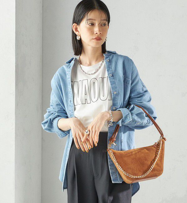 SHIPS for women「プリント ロゴ ロング スリーブ TEE」|Tシャツ・カットソー|