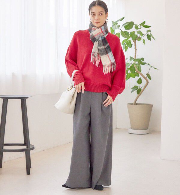SHIPS for women「カシミヤ リバーシブル マフラー」|マフラー|