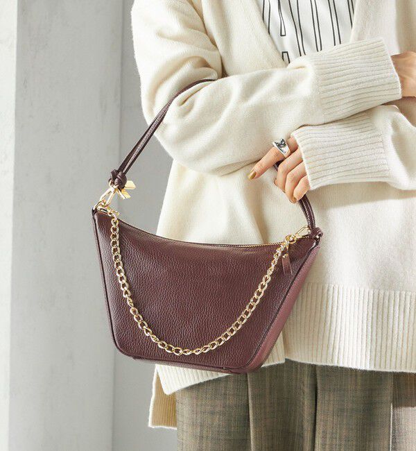 SHIPS for women「AULENTTI: 3WAY チェーン バッグ」|ショルダー・メッセンジャー|