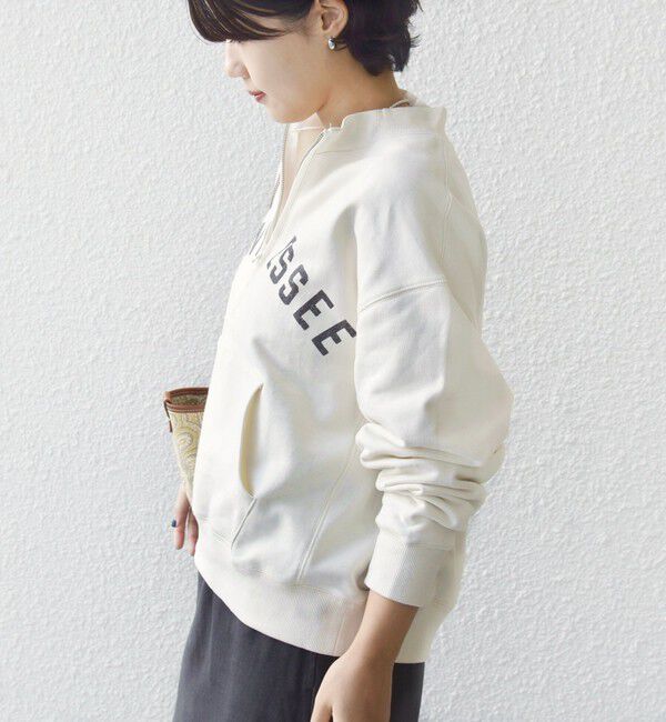 SHIPS for women「【SHIPS別注】TENNESSEE:〈洗濯機可能〉ハーフ ジップ スウェット」|スウェット・ジャージ|