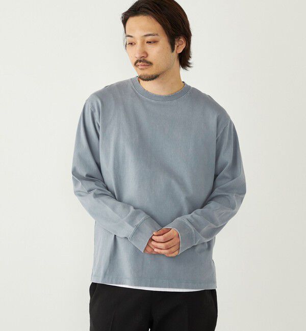SHIPS Colors 「SHIPS Colors:フェードカラー クルーネック ロンT◇」|Tシャツ・カットソー|
