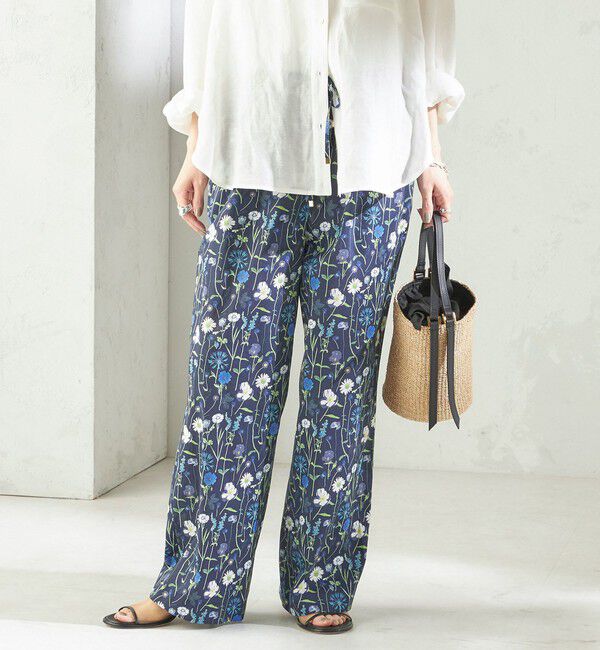 SHIPS for women「〈手洗い可能〉LIBERTY プリント パンツ」|その他|