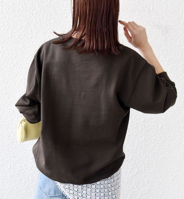 SHIPS for women「【WEB限定】SHIPS ラウンド ロゴ 刺繍 スウェット」|スウェット・ジャージ|