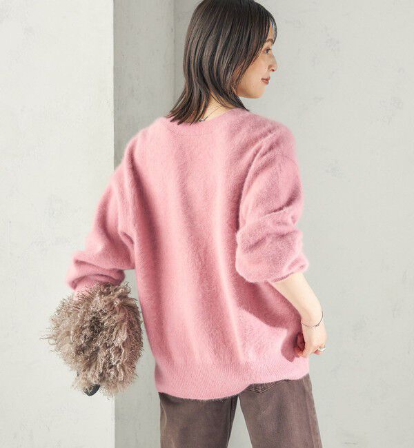 SHIPS for women「《予約》杢 フォックス カシミヤ Vネック カーディガン」|カーディガン|