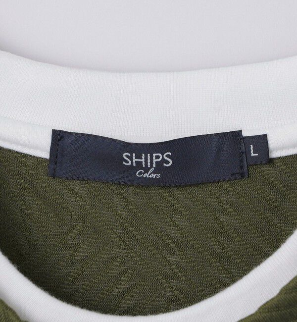 SHIPS Colors 「リンクス ジャカード フェイク レイヤード ロンT◇」|Tシャツ・カットソー|