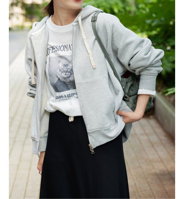 OUTDOOR PRODUCTS Usual Things「VINTAGE LIKE SWEAT ZIP HOODIE」|パーカー|