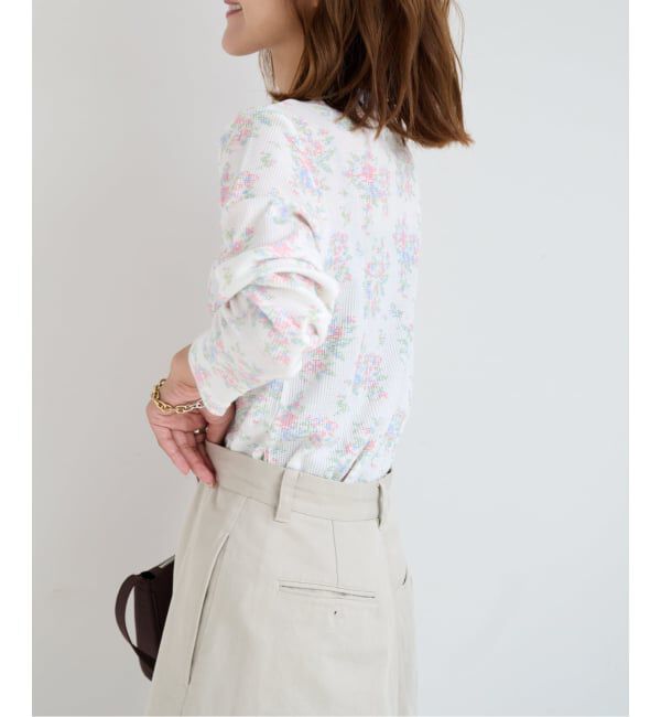 OUTDOOR PRODUCTS Usual Things「miller ex flower waffle henly Tee」|Tシャツ・カットソー|