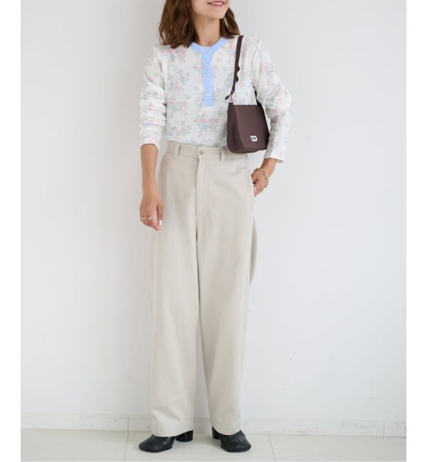 OUTDOOR PRODUCTS Usual Things「miller ex flower waffle henly Tee」|Tシャツ・カットソー|