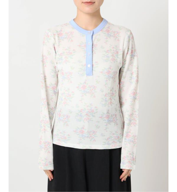 OUTDOOR PRODUCTS Usual Things「miller ex flower waffle henly Tee」|Tシャツ・カットソー|
