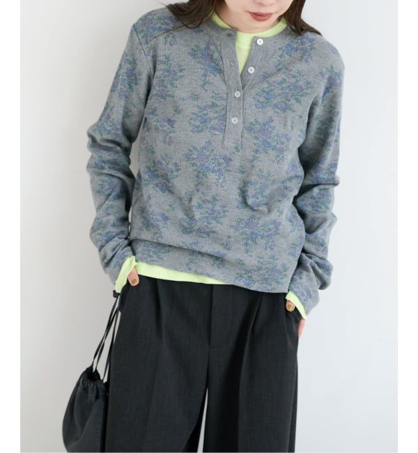 OUTDOOR PRODUCTS Usual Things「miller ex flower waffle henly Tee」|Tシャツ・カットソー|