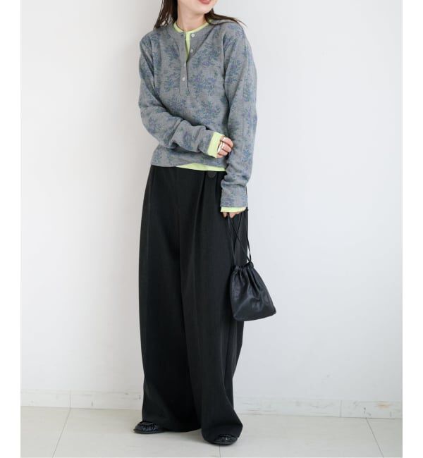 OUTDOOR PRODUCTS Usual Things「miller ex flower waffle henly Tee」|Tシャツ・カットソー|