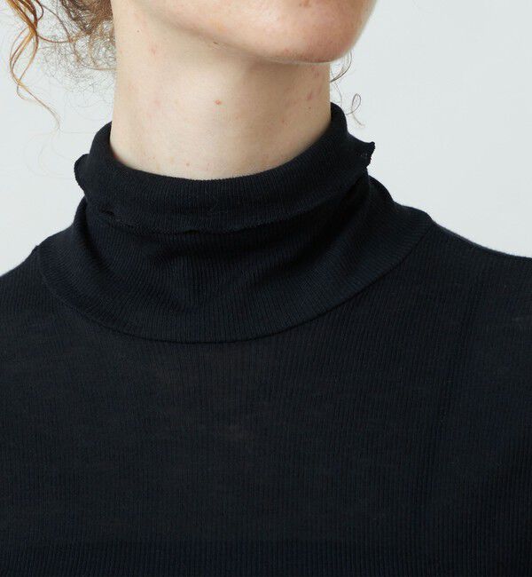 Ballsey「コットンシルクリブ タートルネックプルオーバー」|Tシャツ・カットソー|