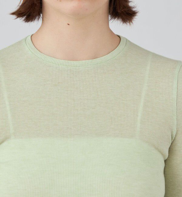 Ballsey「コットンシルクリブ クルーネックプルオーバー」|Tシャツ・カットソー|
