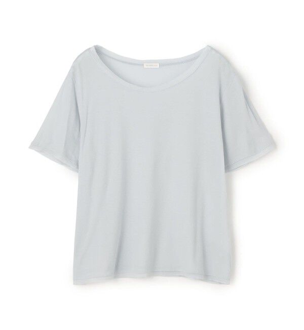 GALERIE VIE「ガーゼフライスジャージー ラウンドネックTシャツ」|Tシャツ・カットソー|61 ライトブルー