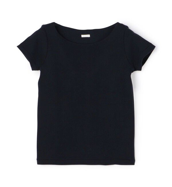 GALERIE VIE「ソフトジャージーリブ ハーフスリーブカットソー」|Tシャツ・カットソー|69 ネイビー