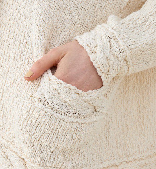 GALERIE VIE「コットンスラブ Vネックカーディガン」|カーディガン|