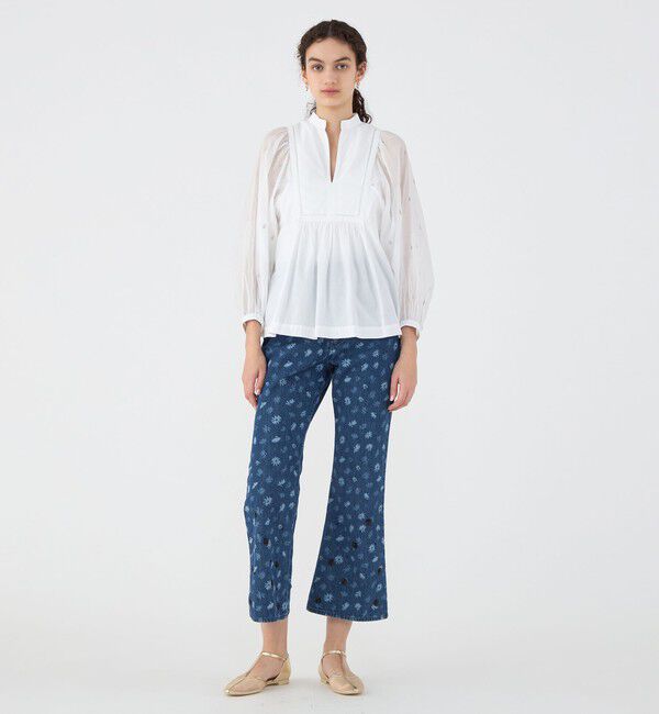 TOMORROWLAND BUYING WEAR「【別注】ne Quittez pas BLACK POPLIN ORGANZEシャツ」|シャツ・ブラウス|