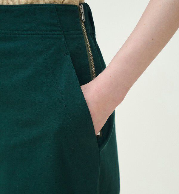 MACPHEE「コットンレーヨンリネンストレッチ ストレートパンツ」|その他|