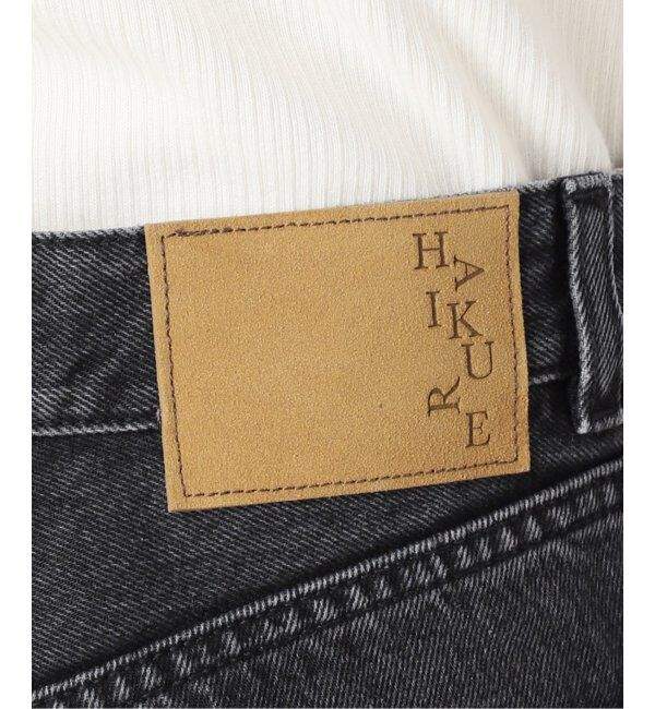 journal standard L'essage「《追加》【HAIKURE/ハイクル】BETHEANY ASIAN FIT MID BLACK：デニム」|デニム|