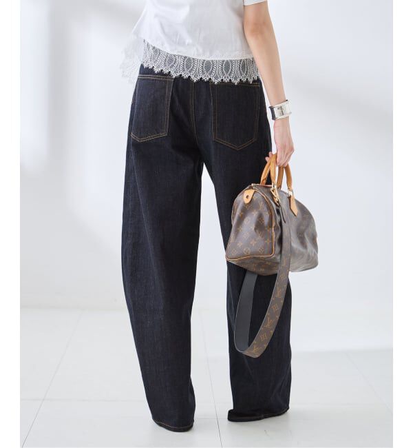journal standard L'essage「バレルワイドデニムパンツ」|デニム|