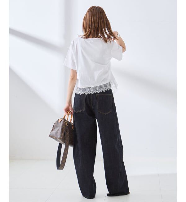 journal standard L'essage「バレルワイドデニムパンツ」|デニム|