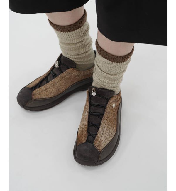 journal standard luxe「バルキーワッフルSOCKS」|ソックス|ベージュ A